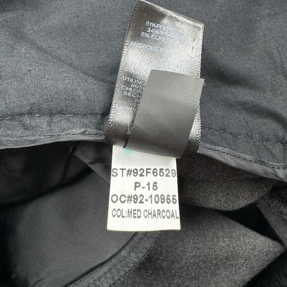 Express Editor Women's Gray Low Rise Flare Leg Dress Pants Size 2R - Picture 15 of 16